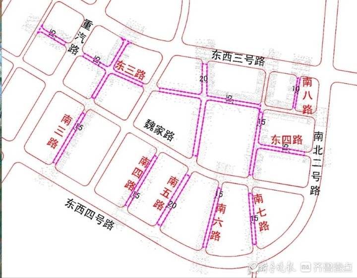 济南中央活力区将新建九条市政道路，加密循环路网